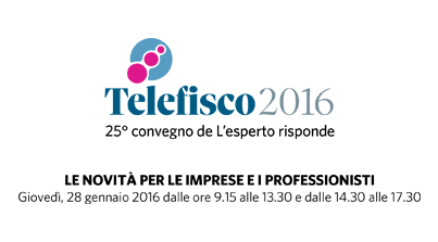 Convegno Telefisco 2016